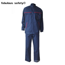 Non Flammable Cotton Drill blue Wear Anti Flame Petroleum Oil field workwear